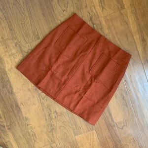 NWT Madewell museum patch mini skirt